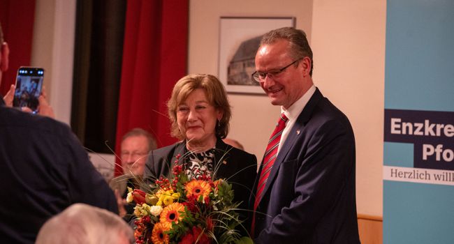 Gunther Krichbaum MdB und Dr. Marianne Engeser (CDU Fraktion Stadt Pforzheim)