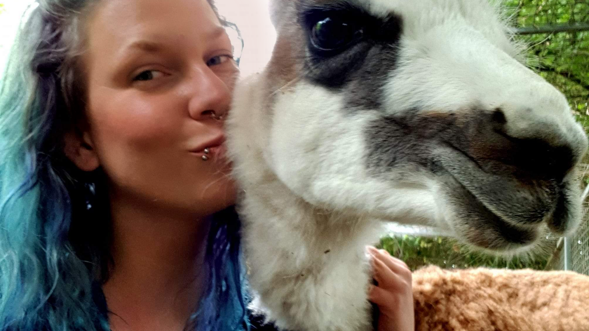 Ein Faible für Exoten: Die Huchenfelderin Svenja Sanktjohanser liebt Lamas und Alpakas. Derzeit lebt sie mit ihrer Familie in Großbottwar und ist auf der Suche nach einem Aussiedlerhof.