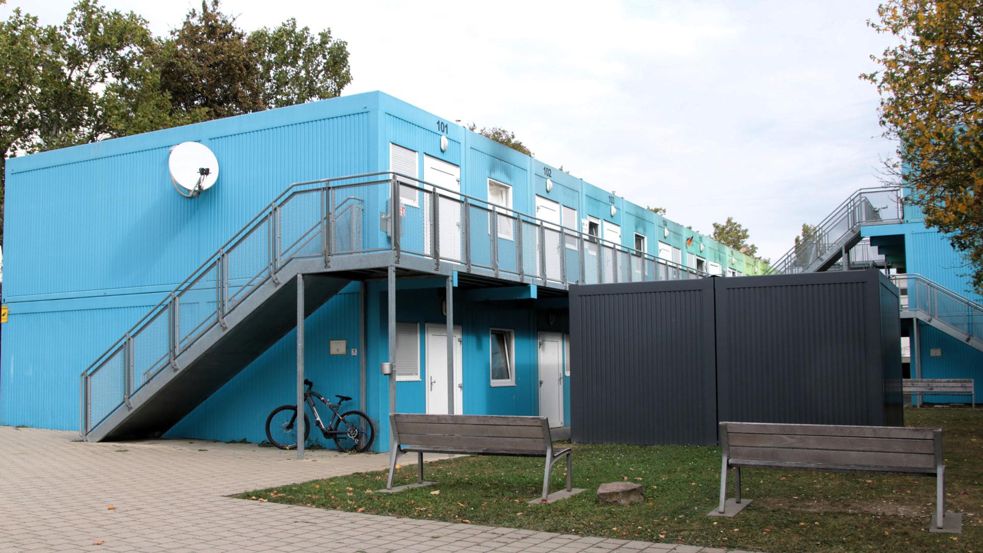 Flüchtlingsunterkunft in der Adolf-Richter-Straße in Pforzheim