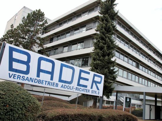 Firmengelände Versandhaus Bader im Brötzinger Tal in Pforzheim Adolf-Richter-Straße 8