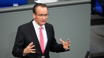 Gunther Krichbaum (CDU), Abgeordneter, spricht im Bundestag.
