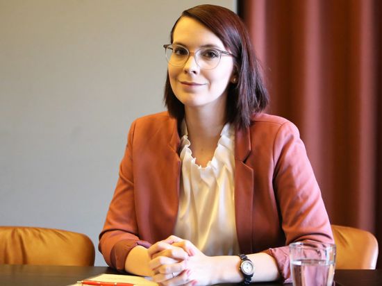 Vertrauen ausgesprochen: SPD-Landtagskandidatin Annkatrhin Wulff wurde von der SPD Pforzheim für ihren Wahlkampf ausdrücklich gelobt.