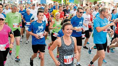 Beim Citylauf in Pforzheim gehen jedes Jahr viele hundert Teilnehmer in mehreren Kategorien an den Start. 