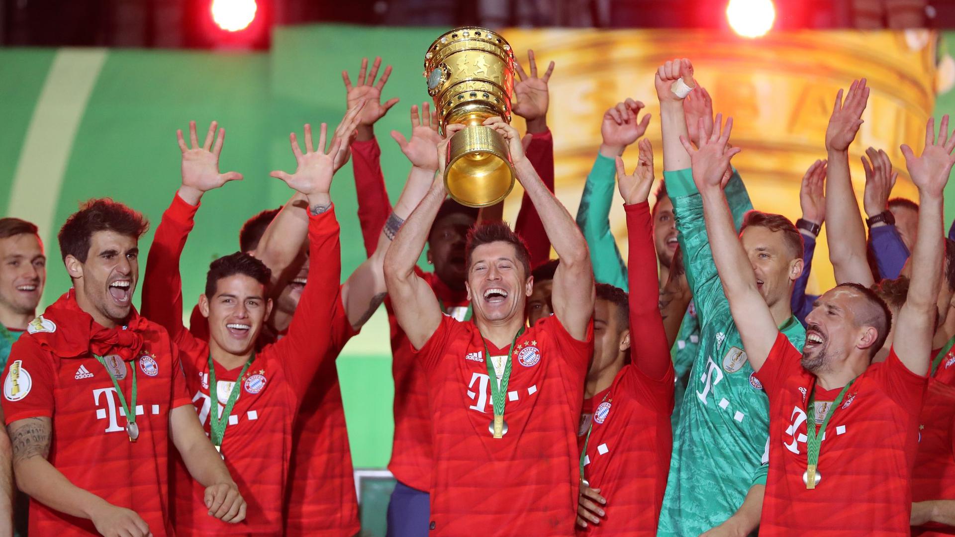 Der FC Bayern München gewann schon im letzten Jahr in Berlin den DFB-Pokal.