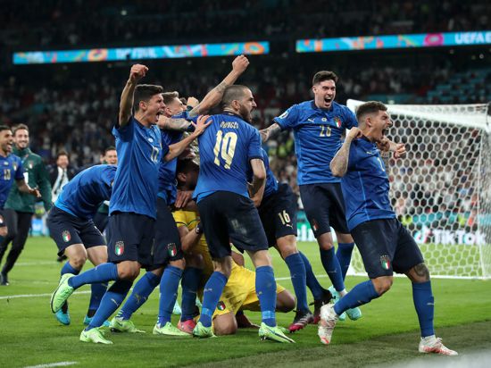 Italienischer Sommer: Die Squadra Azzurra feiert in Wembley den Gewinn des EM-Titels.