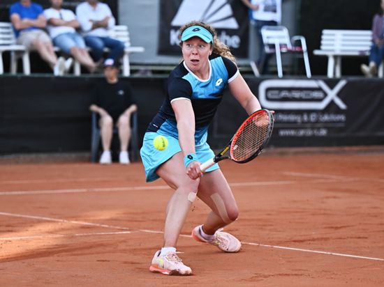 Lohnende Doppelschicht: Die am Vorabend aufgehaltene Anna-Lena Friedsam spielte sich am Freitag ins Halbfinale der Liqui Moly Open vor. 