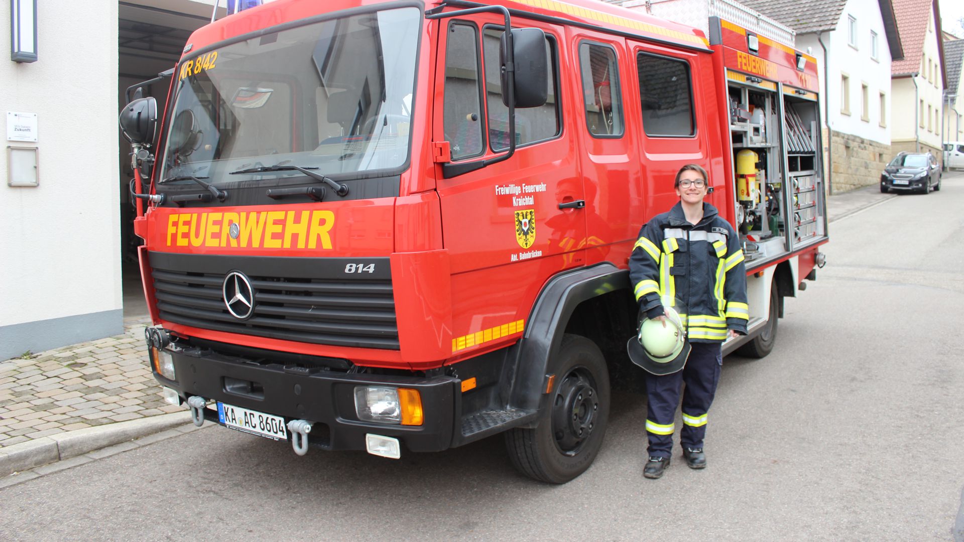 Daniela Keller, Feuerwehr Bahnbrücken