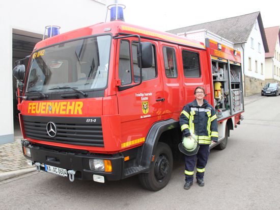 Daniela Keller, Feuerwehr Bahnbrücken