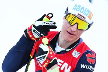 Manuel Faißt aus Baiersbronn bei der Nordischen Ski-Weltmeisterschaft beim Langlauf über zehn Kilometer.