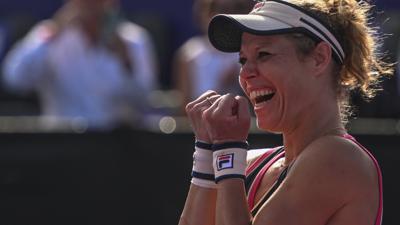 Laura Siegemund. Die Schwäbin mit Karlsruher VErgangenheit gewann zusammen mit ihrer russischen Partnerin Vera Swonarewa in Cancun den Weltmeistertitel im Doppel. 