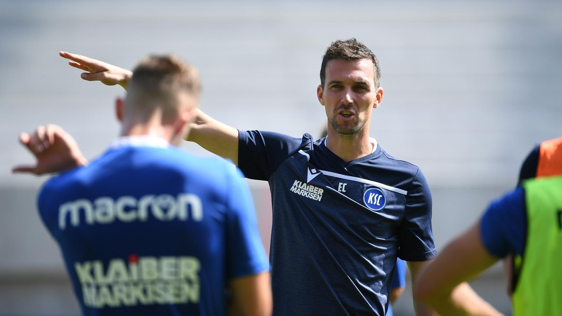 Abfahrt ohne Pourié: KSC-Trainer Christian Eichner wird im Trainingslager auf den Stürmer verzichten. 