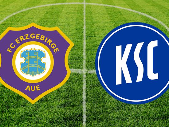 Der KSC spielt auswärts gegen den FC Erzgebirge Aue.