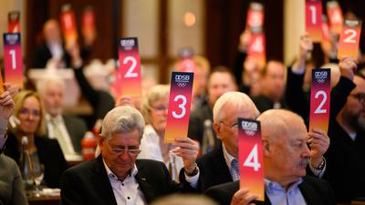 Entscheidung gefallen: In Baden-Baden stimmte die DOSB-Vollversammlung dafür, eine mögliche Olympia-Bewerbung vorzubereiten. 
