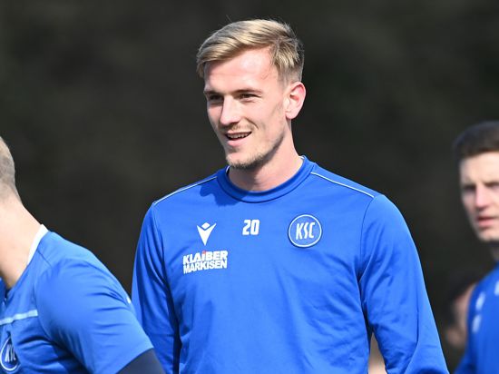 Positiv getestet: KSC-Mittelfeldspieler Alexander Groiß sorgte für den nächsten Corona-Fall beim Karlsruher SC in der laufenden Woche.