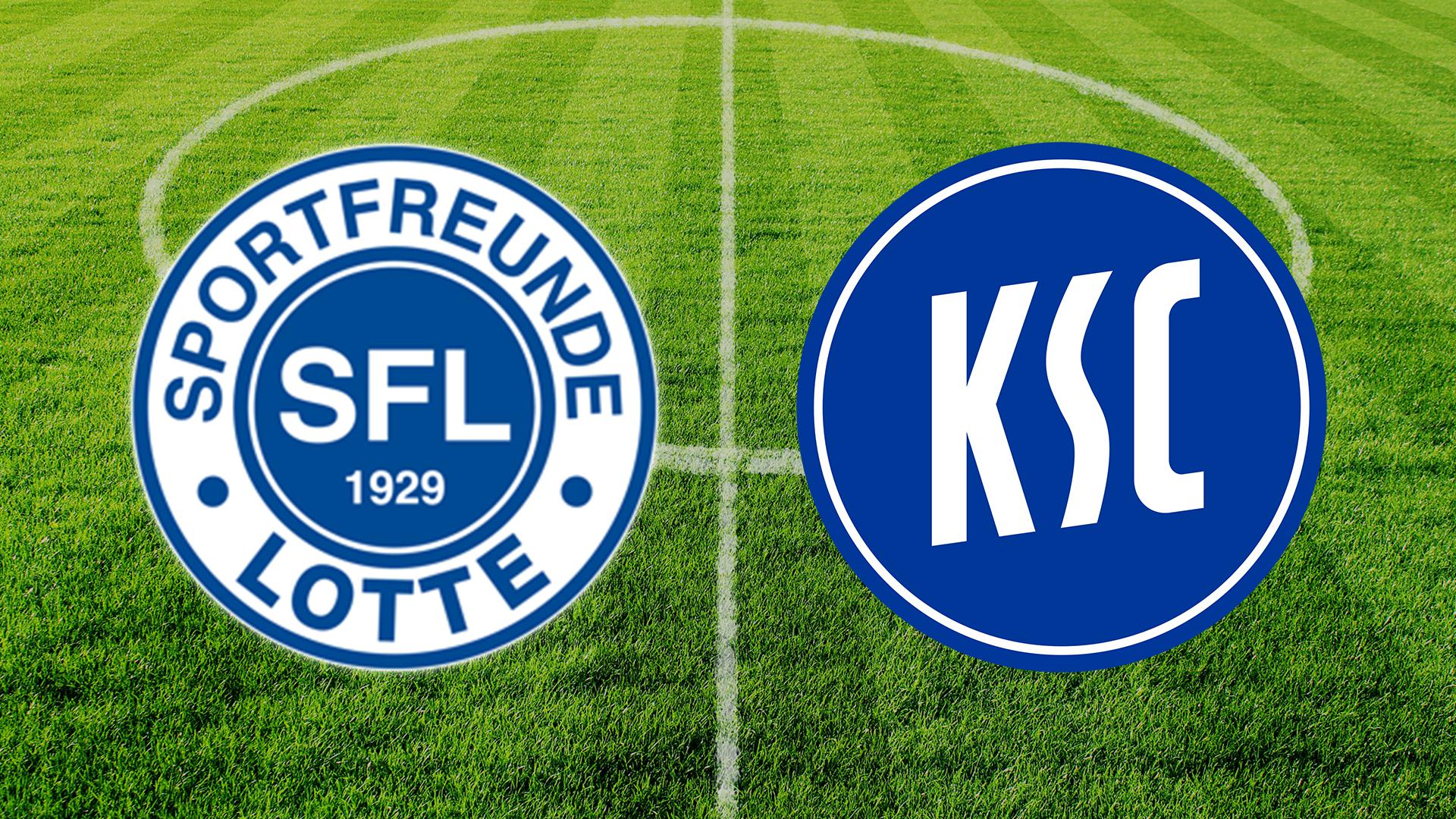 Im ersten Pokalspiel trifft der KSC auf Sportfreunde Lotte.