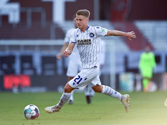 Lernfähig mit 28: Marco Thiede sieht sich als Schaffer am rechten Flügel in der Mannschaft des Karlsruher SC gut aufgehoben. 