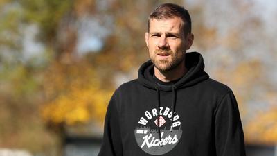 Zum Testspiel im Wildpark: Marco Wildersinn, Trainer der Würzburger Kickers. 