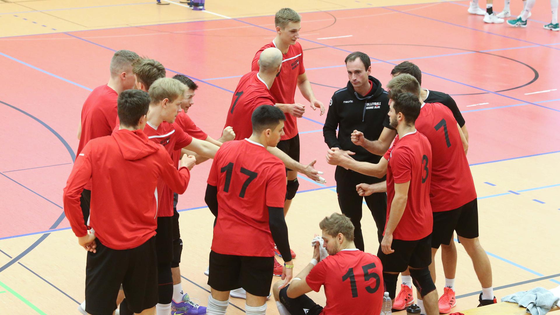 Volleyball-Bundesligist Bisons Bühl während der Vorbereitung auf die Saison 2020/21