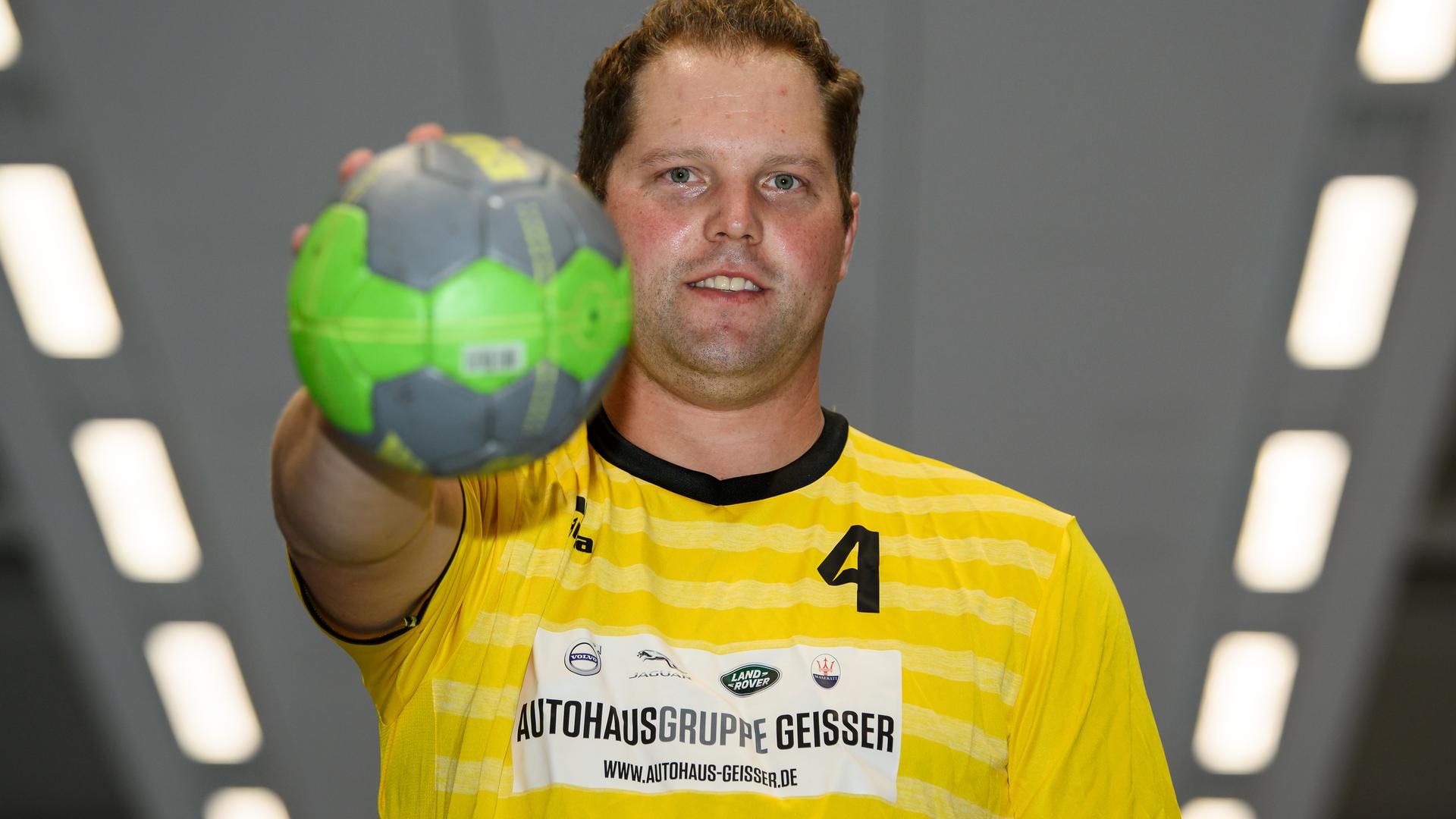 Benjamin Borrmann.

GES/ Handball/ TV Knielingen - Spielerportrait, 15.09.2020 --
