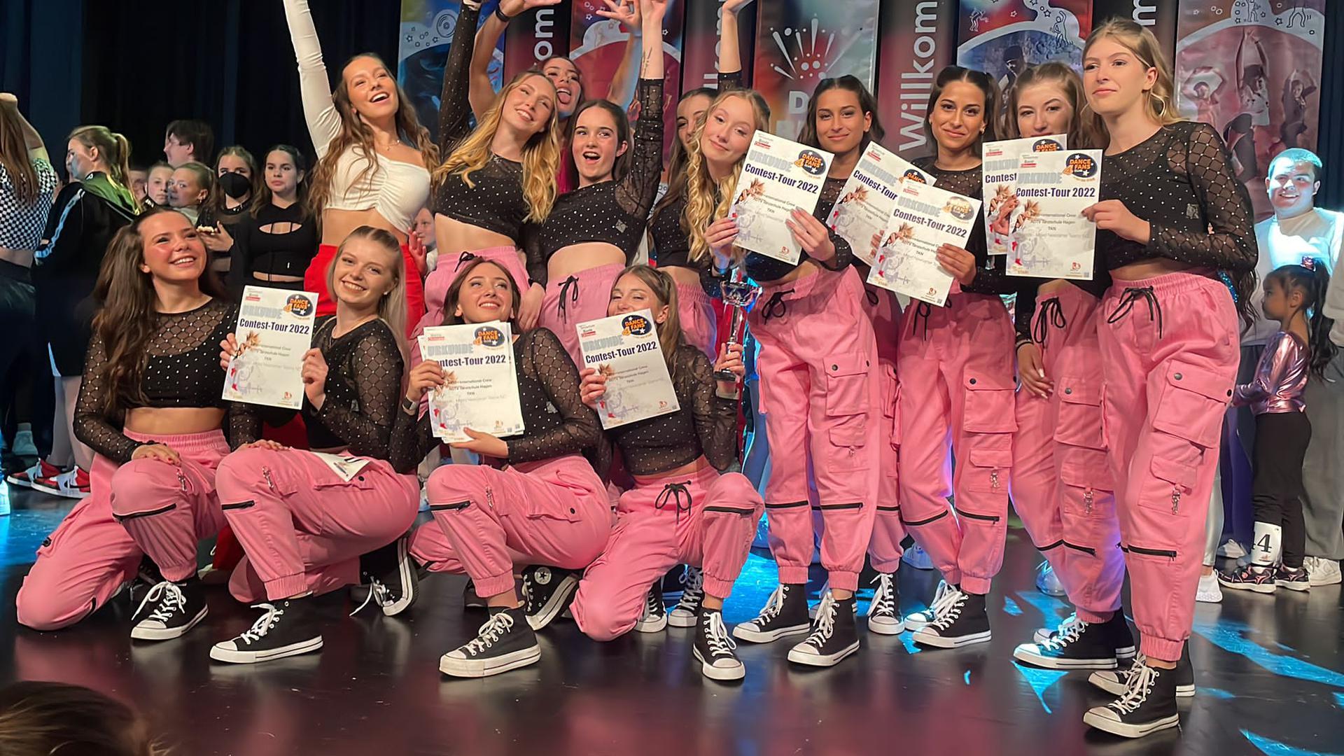 Geschafft: Die Bühler Tanzgruppe „International Crew” der Tanzschule Hagen qualifizierte sich für die Europameisterschaften. Foto: 