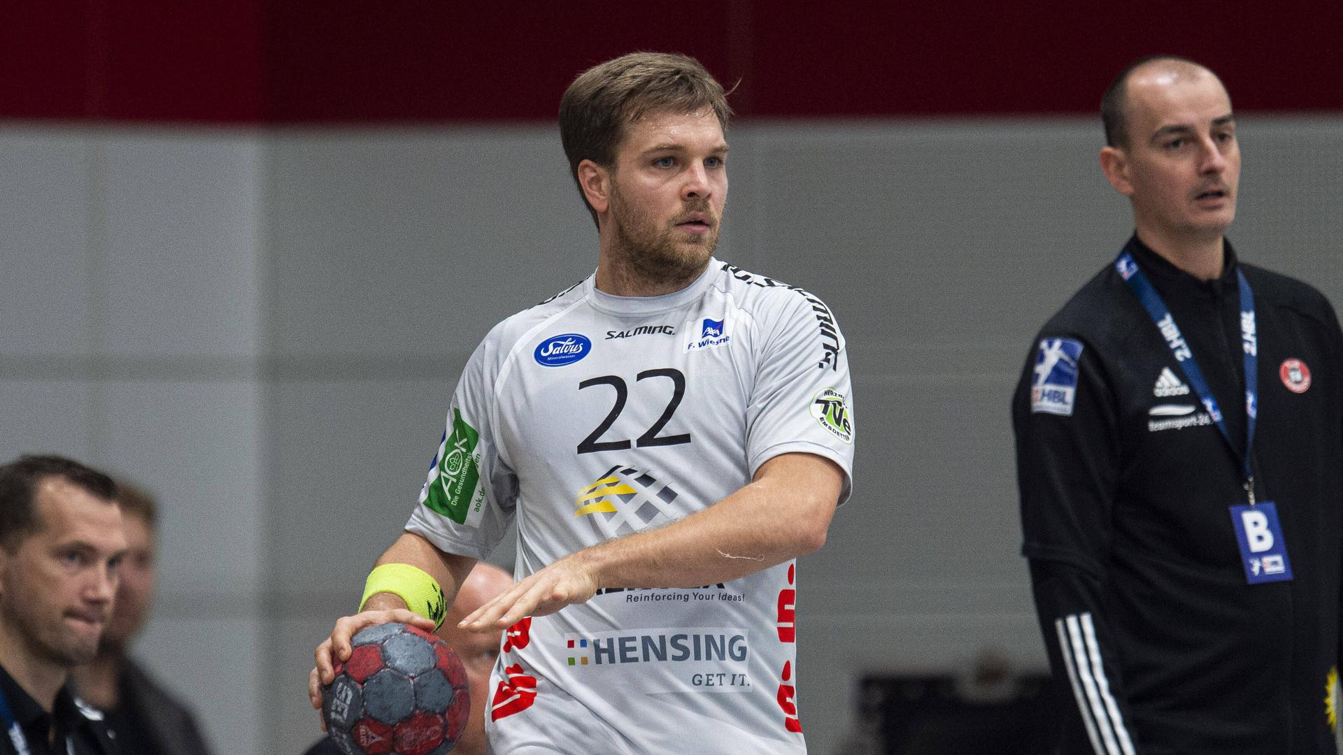 Klassenverbleib perfekt: Dirk Holzner, der aus den Reihen des BSV Phönix Sinzheim hervorgegangen ist, bleibt mit dem TV Emsdetten in der Zweiten Handball-Bundesliga.