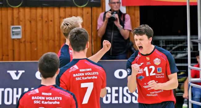 Lukas Jaeger (SSC)

GES/ Volleyball/ Baden Volleys - TSV Muehldorf, 01.10.2022
