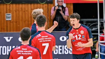 Lukas Jaeger (SSC)

GES/ Volleyball/ Baden Volleys - TSV Muehldorf, 01.10.2022
