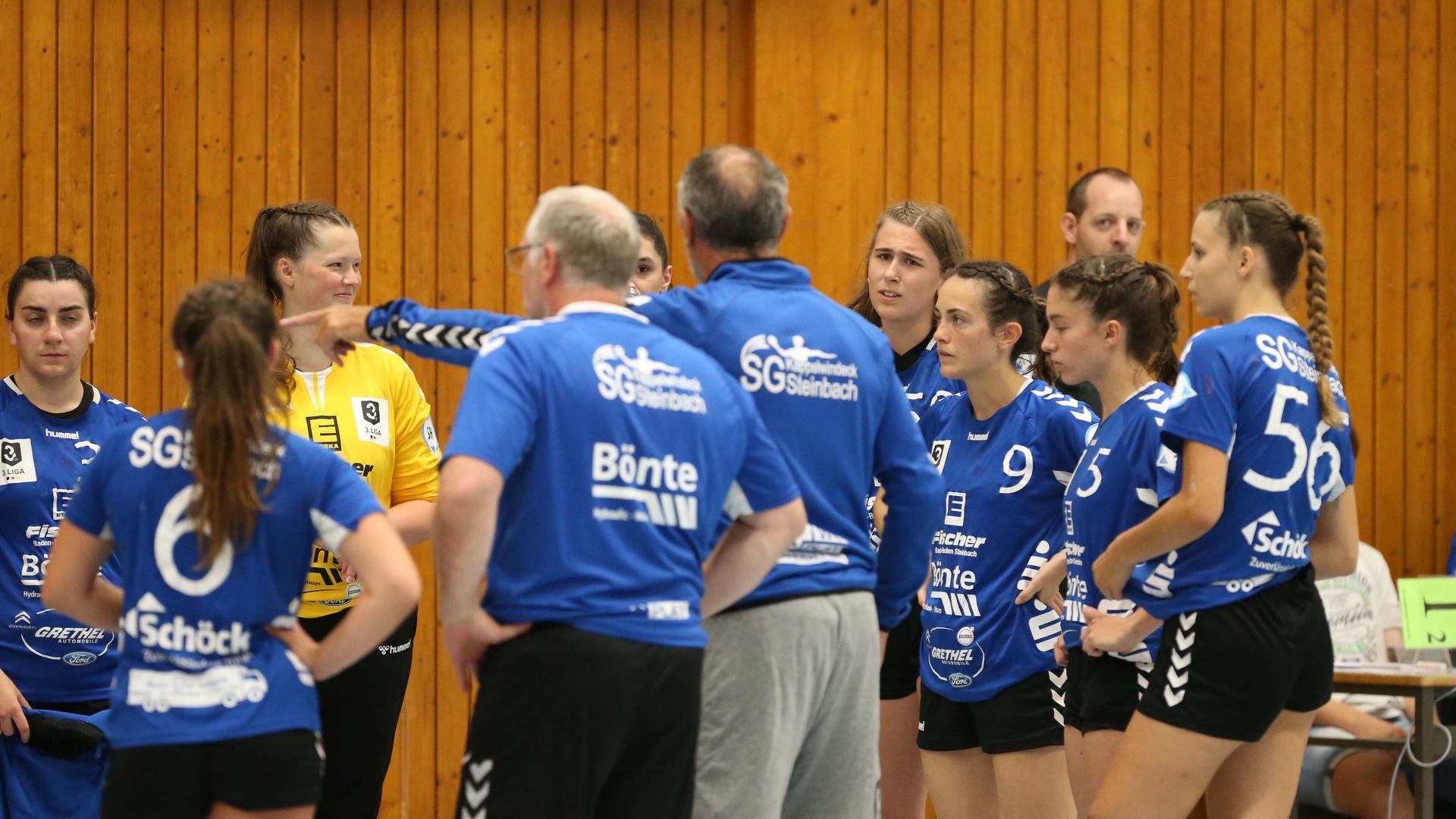 Ambitionierte Ziele: Die Drittliga-Handballerinnen der SG Steinbach/Kappelwindeck streben in der Saison 2021/22 einen Platz in der ersten Tabellenhälfte an.