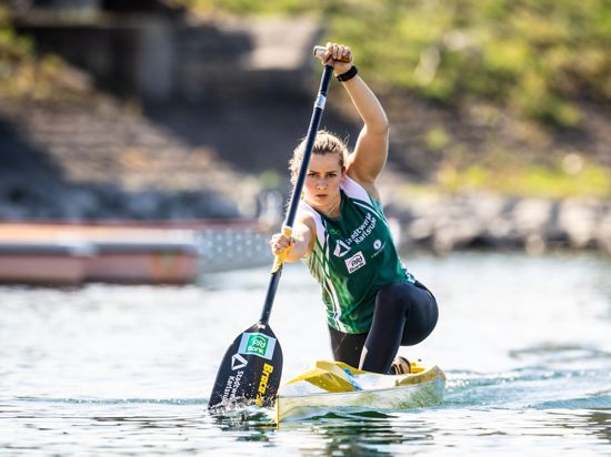 Gut in Fahrt: Rheinbrüder-Canadierfahrerin Sophie Koch hat ihre Olympia-Ambitionen bei der ersten nationalen Qualifikation unterstrichen.
