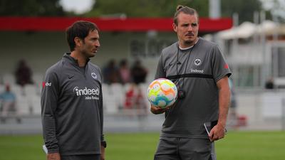 Prominenter Unterstützer: Der gebürtige Bruchsaler Kristian Glibo (links) coacht die Frankfurter U21 gemeinsam mit Eintracht-Legende Alexander Meier.