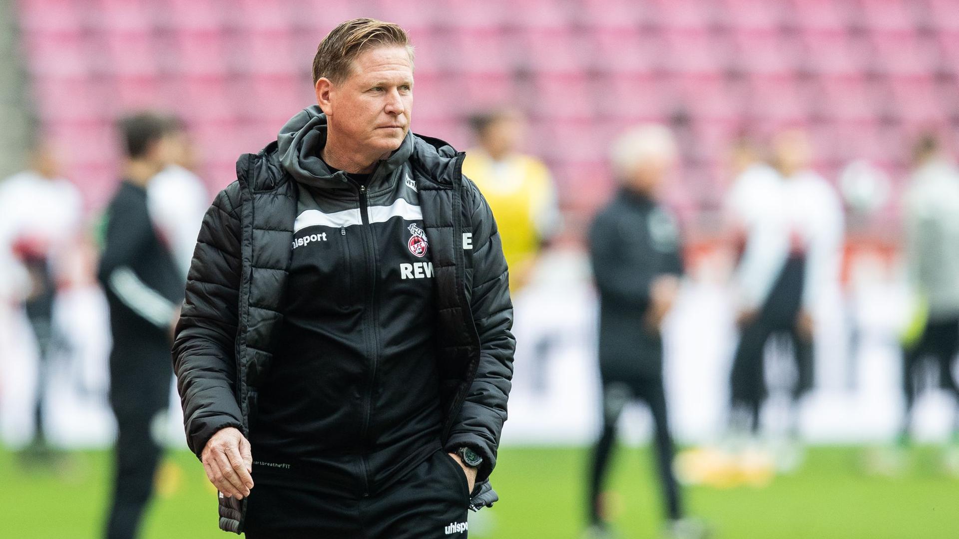 Ist mit dem 1. FC Köln beim VfB Stuttgart unter Druck: Trainer Markus Gisdol.
