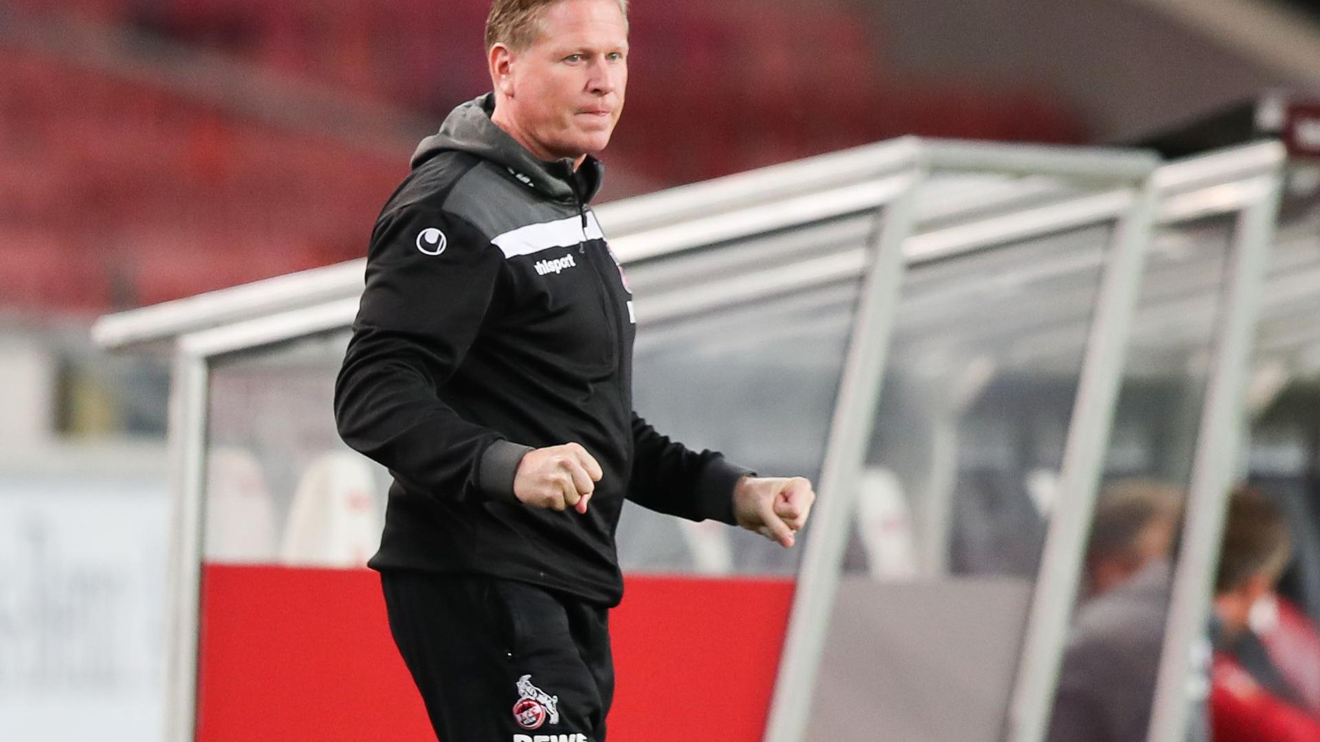 Strahlt trotz der aktuellen schwarzen Sieglos-Serie Optimismus aus: Kölns Trainer Markus Gisdol.