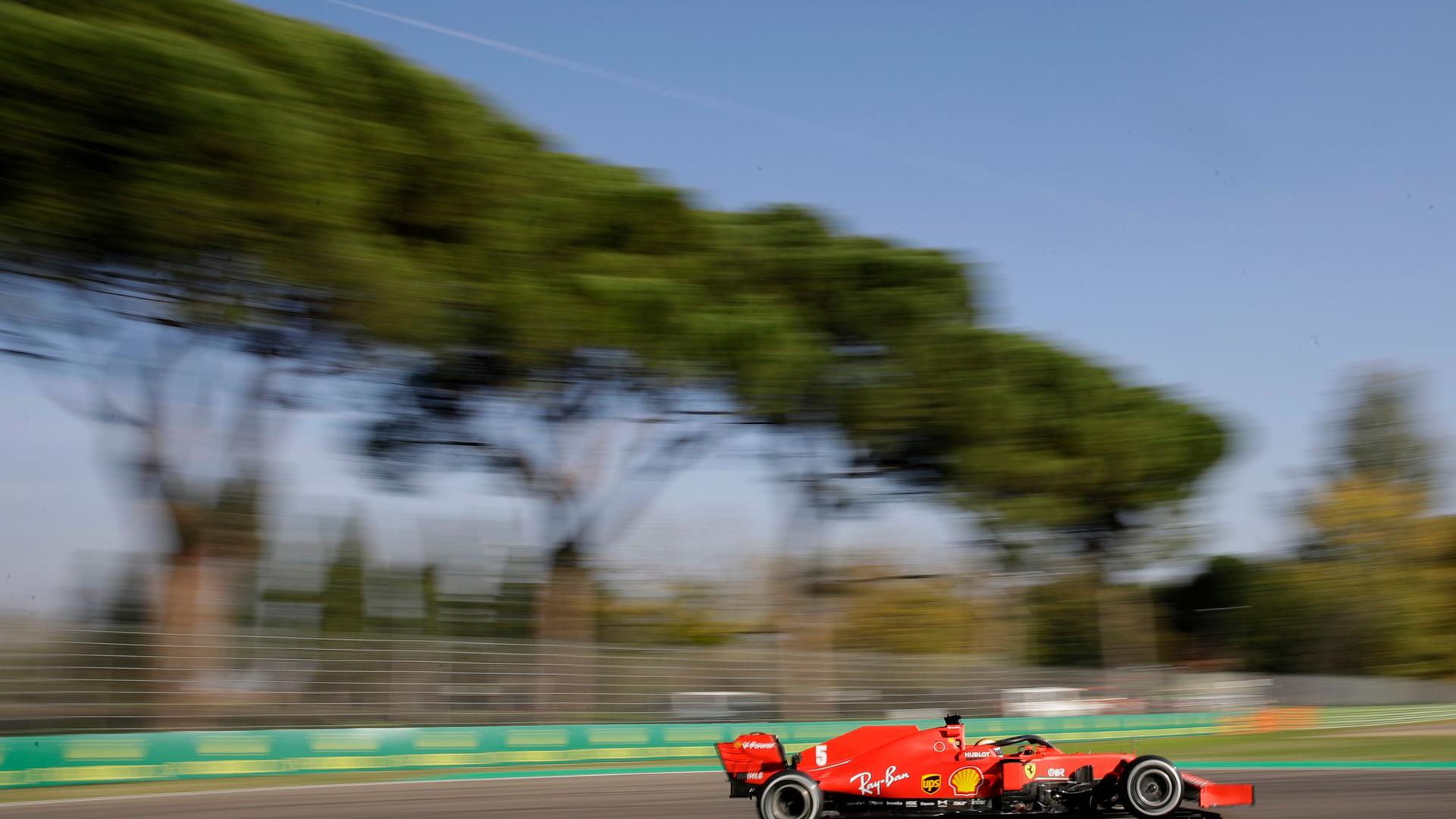 Sebastian Vettel schied auch in der Qualifikation zum Formel-1-Rennen in Imola vorzeitig aus.