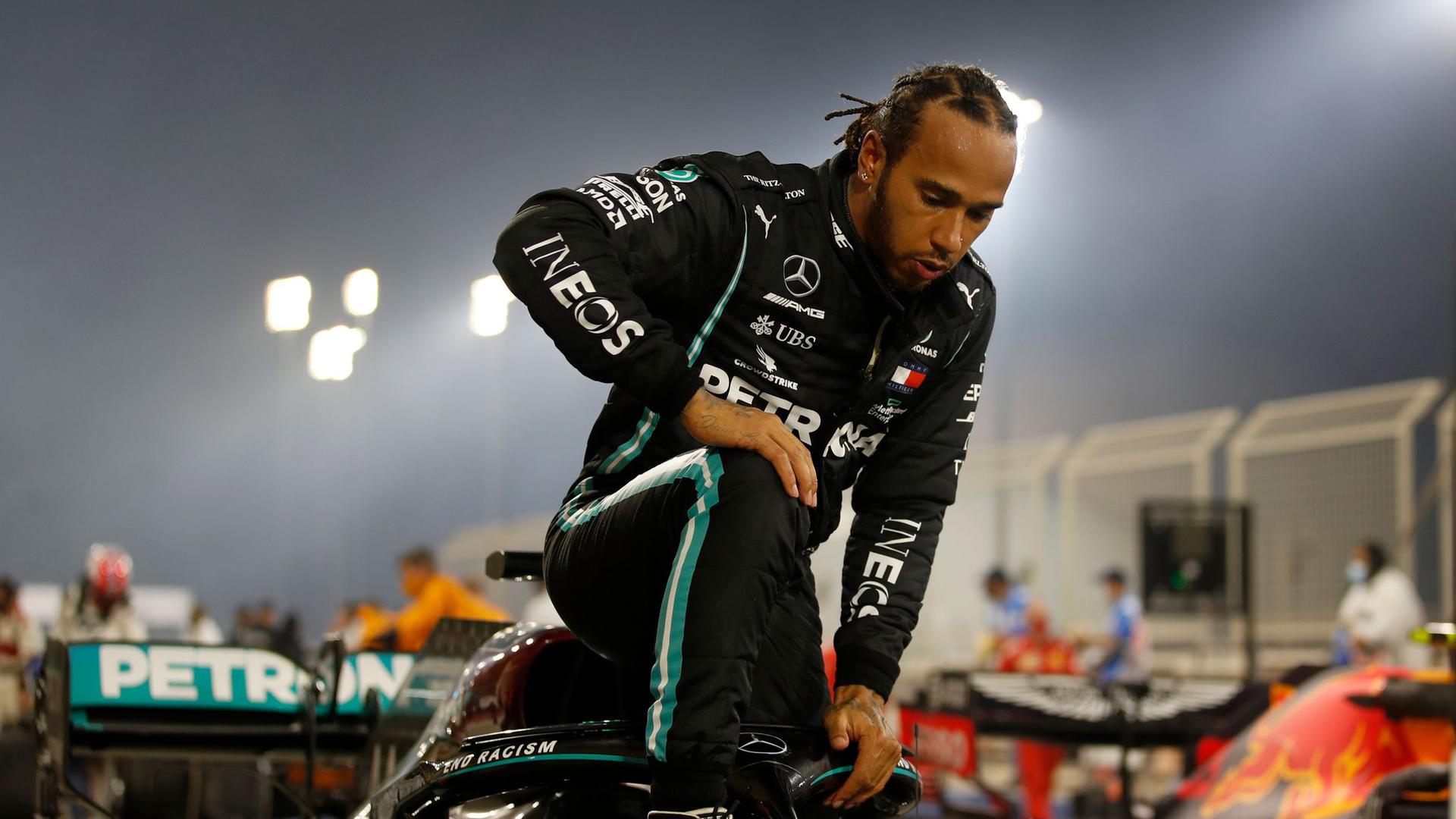 Ist wegen seiner Corona-Infektion beim zweiten Rennen in Bahrain nicht dabei: Lewis Hamilton.