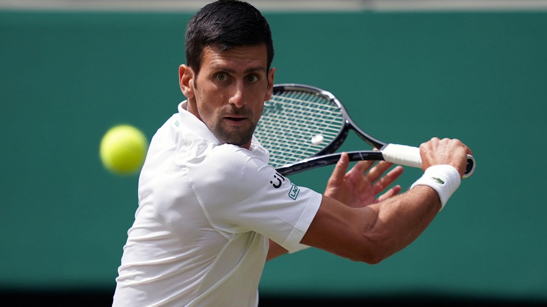 Wimbledon-Sieger 2021: Der Weltranglistenerste Novak Djokovic.