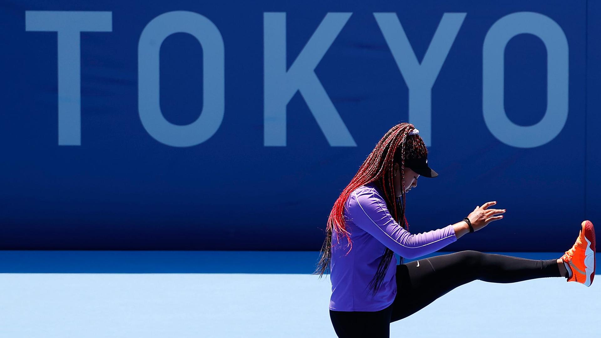 Steht in Tokio besonders im Fokus: Tennis-Star Naomi Osaka.