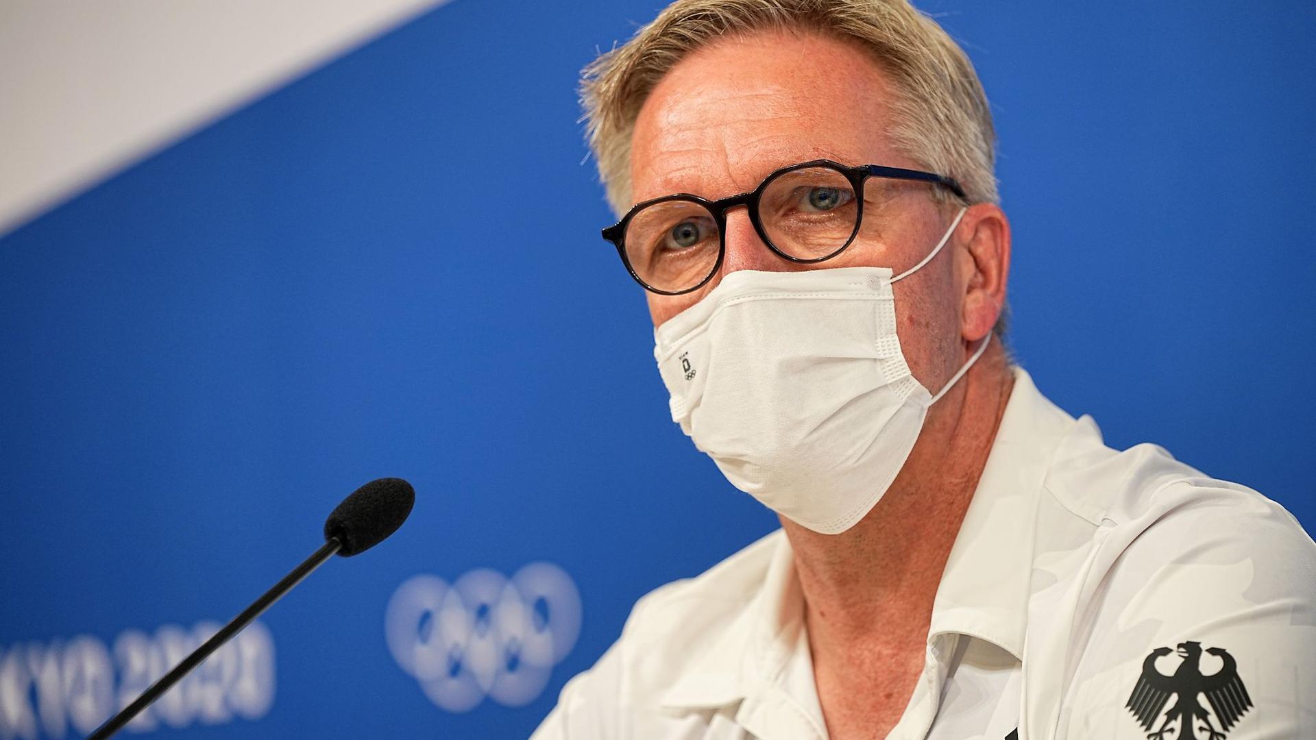 Chef de Mission des deutschen Olympia-Teams in Tokio: Dirk Schimmelpfennig.