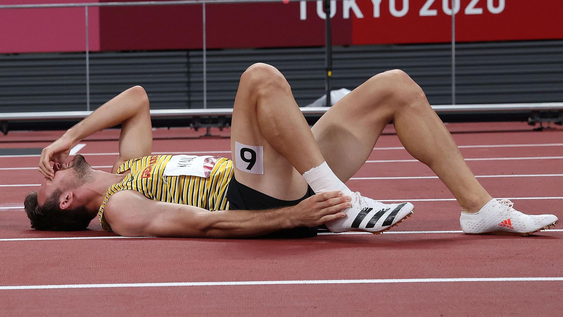 Niklas Kaul musste den Zehnkampf-Wettbewerb in Tokio verletzungsbedingt aufgeben.