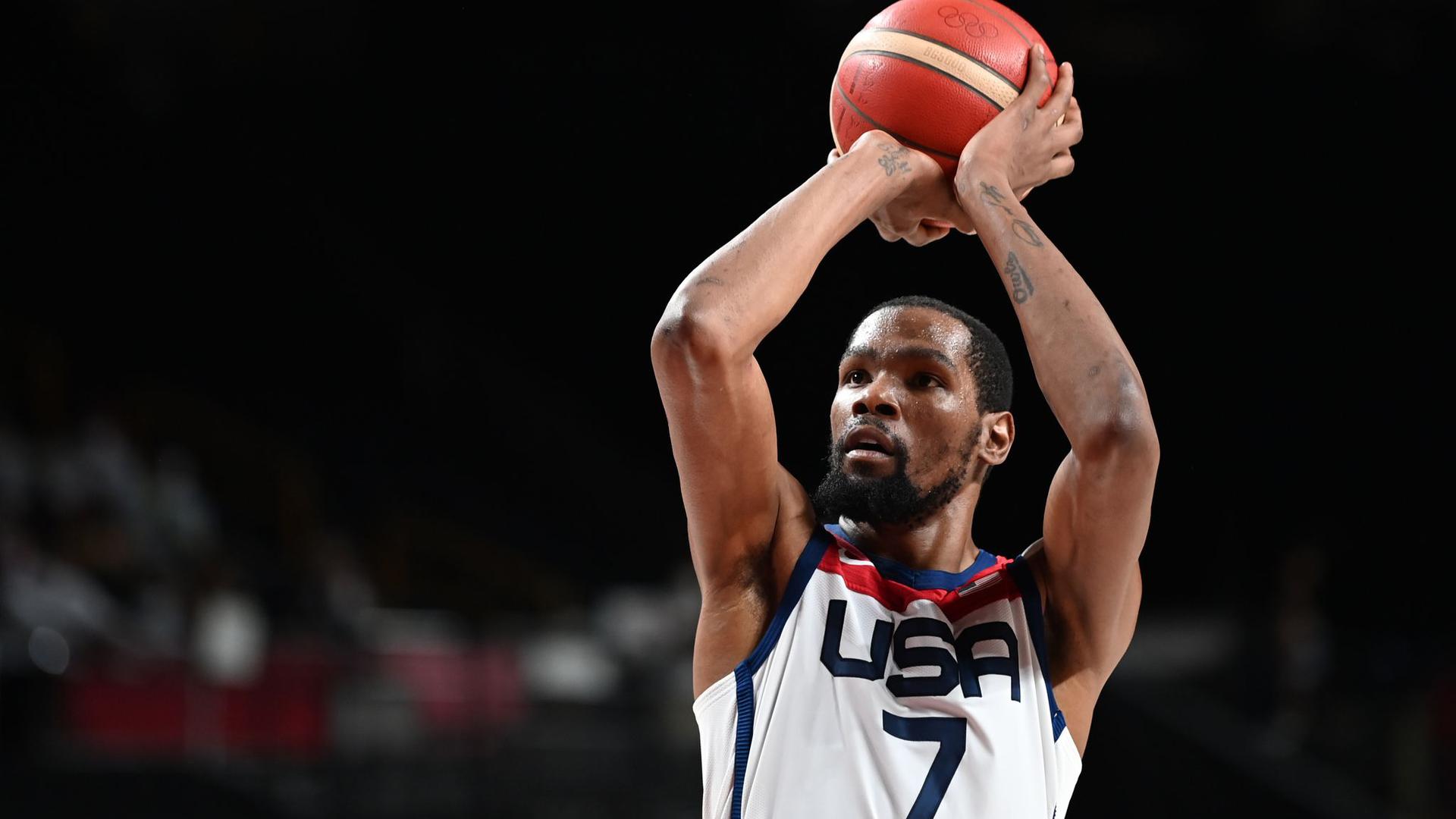 Basketball-Star Kevin Durant hat mit dem US-Team die Goldmedaille gewonnen.