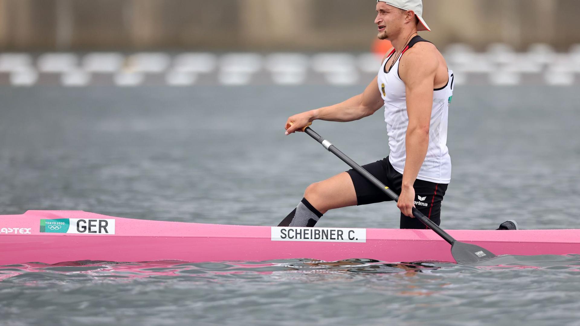 Weltmeister im Einer-Canadier: Conrad Scheibner.
