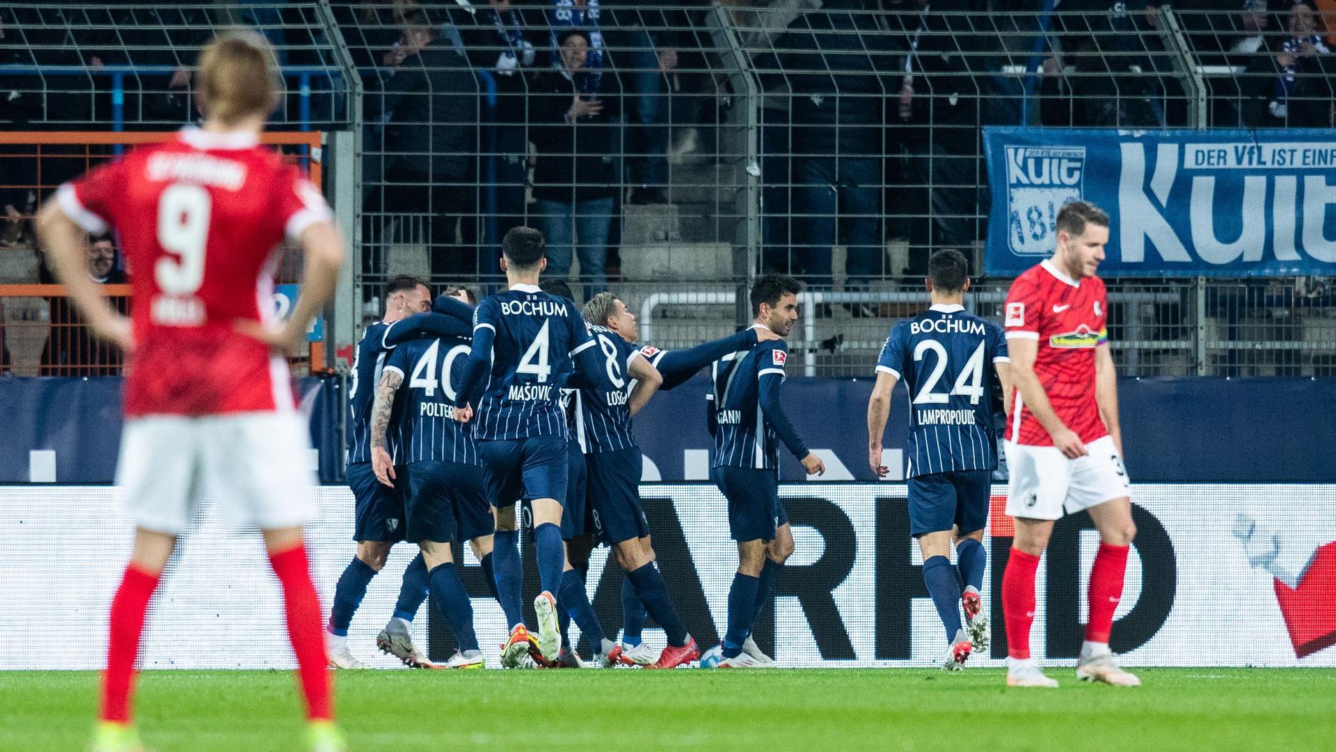 Der Vfl Bochum hat sich im Heimspiel gegen den SC Freiburg mit 2:1 durchgesetzt.
