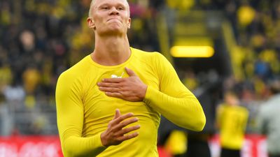 Prognostiziert bald zurück zu sein: Star-Stürmer Erling Haaland vom BVB.