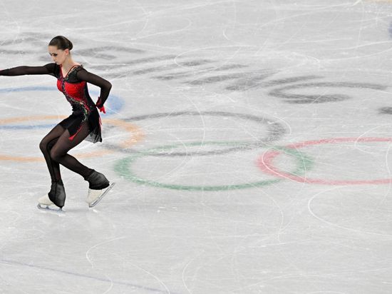 Steht auf der Olympia-Startliste: Russlands Eiskunstlaufstar Kamila Walijewa.