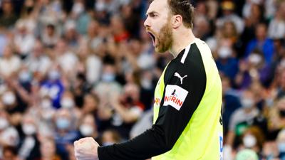 Gelber Hüne im DHB-Tor: Handball-Nationalkeeper Andreas Wolff.