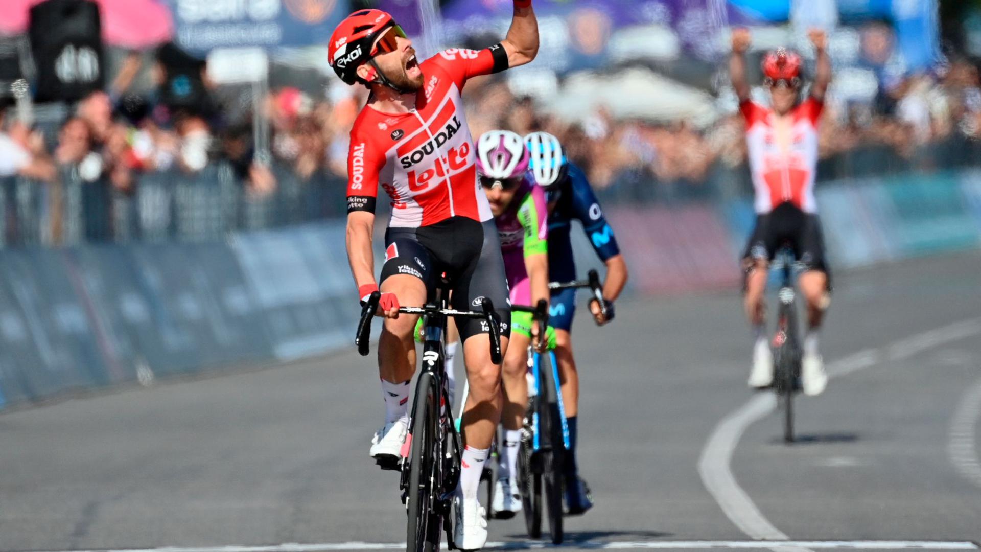 Thomas de Gendt hat die 8. Etappe des Giro d’Italia.