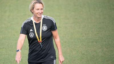 Zeigt sich vor der EM zuversichtlich: Bundestrainerin Martina Voss-Tecklenburg.