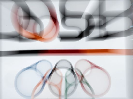 Das Logo des Deutschen Olympischen Sportbundes (DOSB).