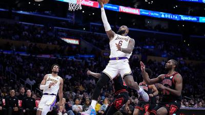 Lakers-Superstar LeBron James feierte gegen die  Chicago Bulls ein gelungenes Comeback.