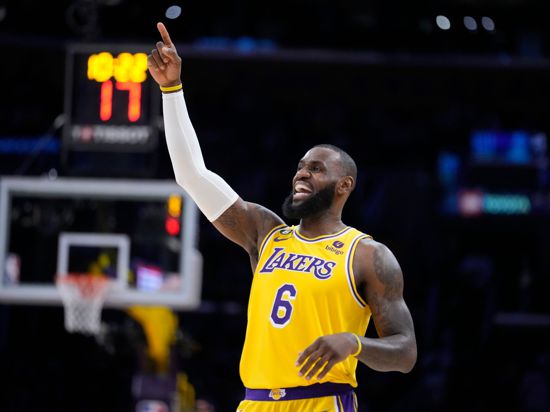 LeBron James machte mit den Los Angeles Lakers die Playoffs klar.