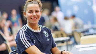 Mittelfedlspielerin Lena Oberdorf ist eine der deutschen Hoffnungen für die Frauenfußball-WM.
